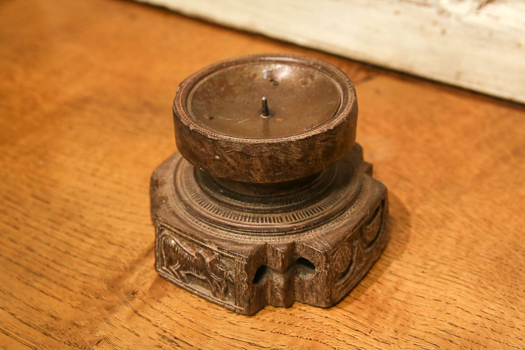Tribal Antique Bijani Candle Stand