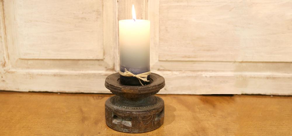 Antique Bijani Candleholder