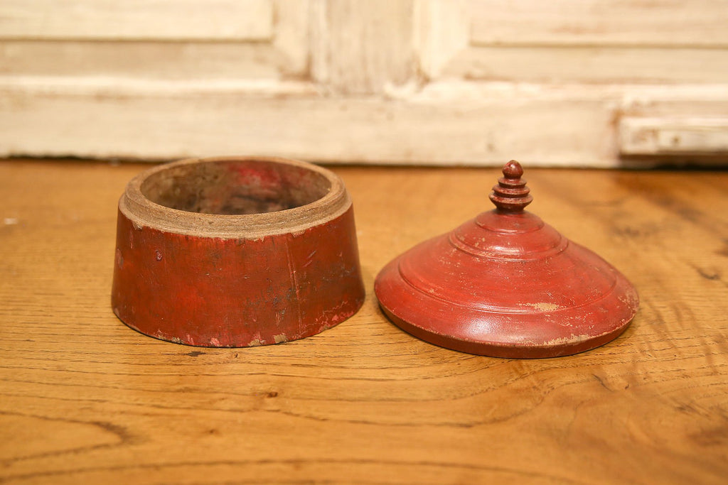 Large Aged Temple Tikka Box