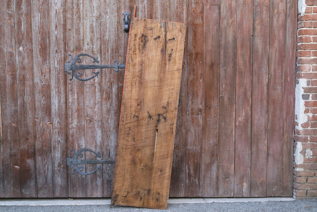 Antique Darchen Orange Tibetan Door