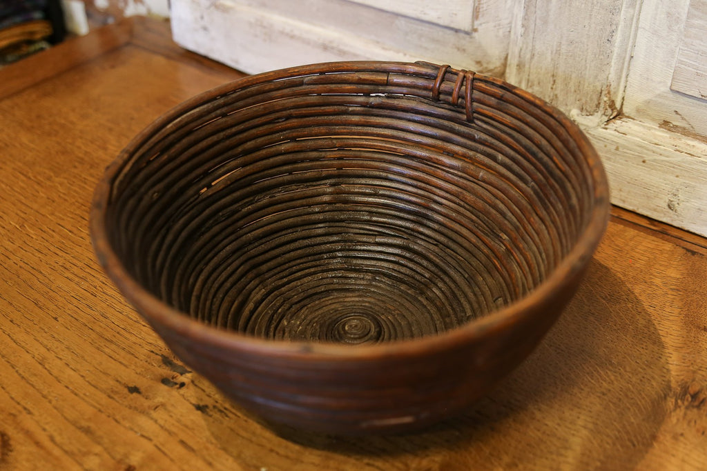 Rattan Farmhouse Vegetable Basket