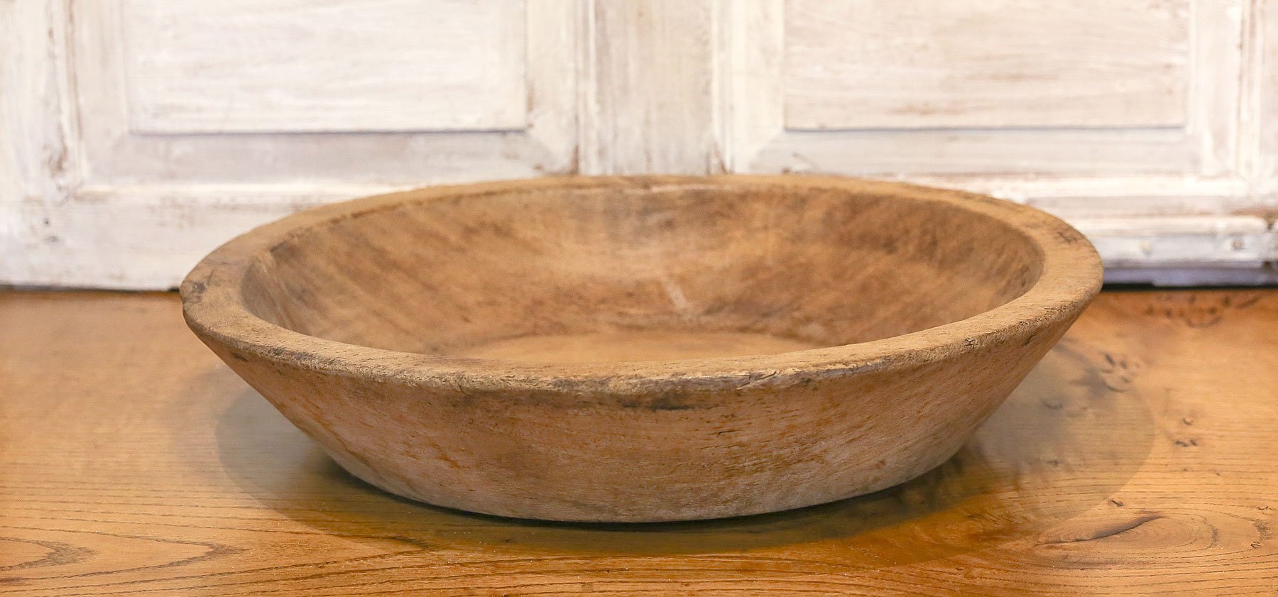 Vintage Wooden Dough Bowl