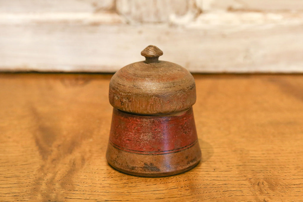 Antique Red Tikka Box