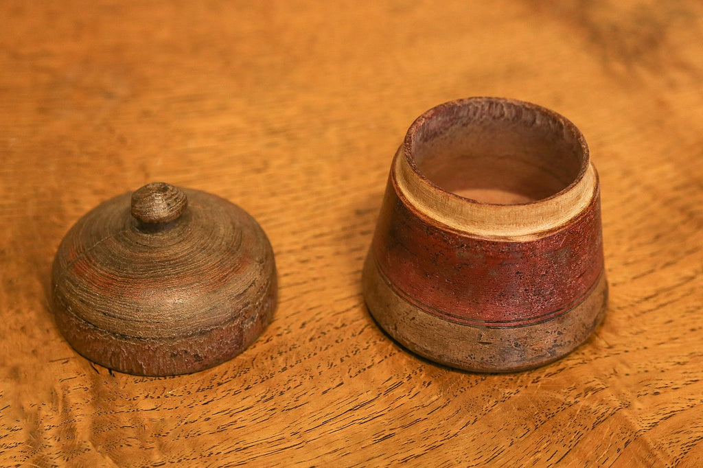 Antique Red Tikka Box