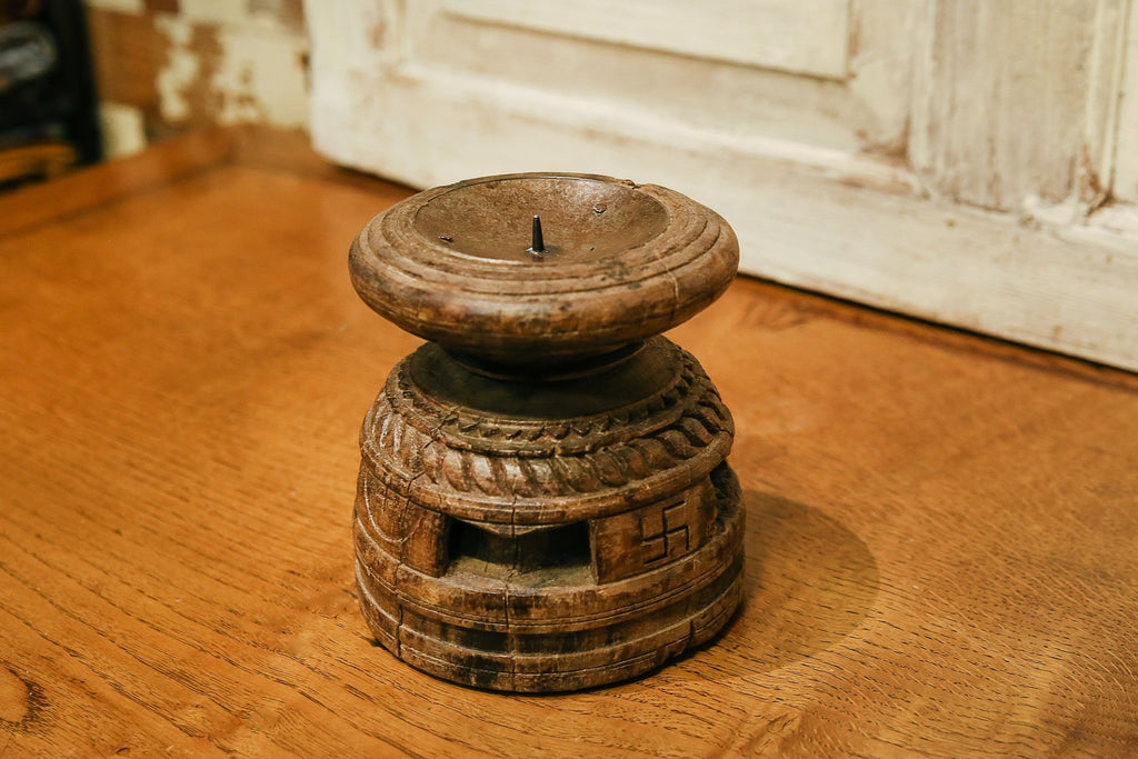 Large Chandi Bijani Candleholder