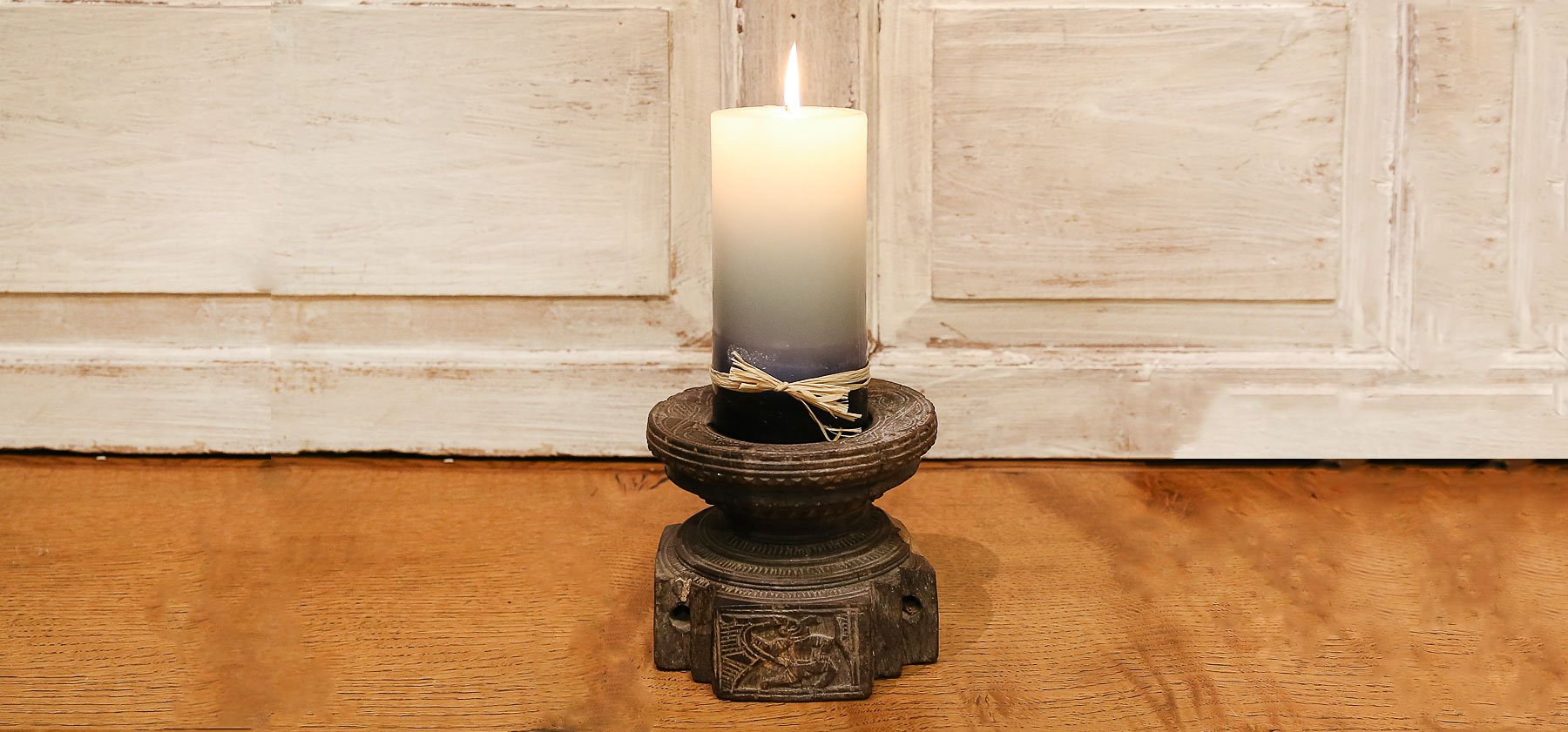 Antique Bijani Candleholder