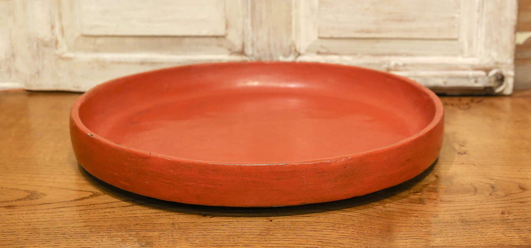 Red Tibetan Temple Platter