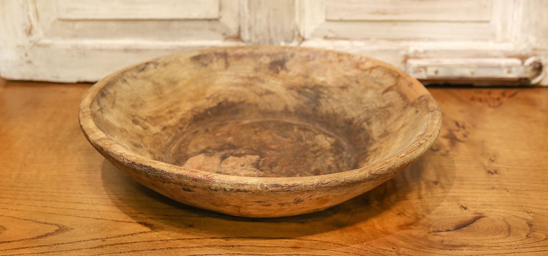 Primitive Wooden Dough Bowl