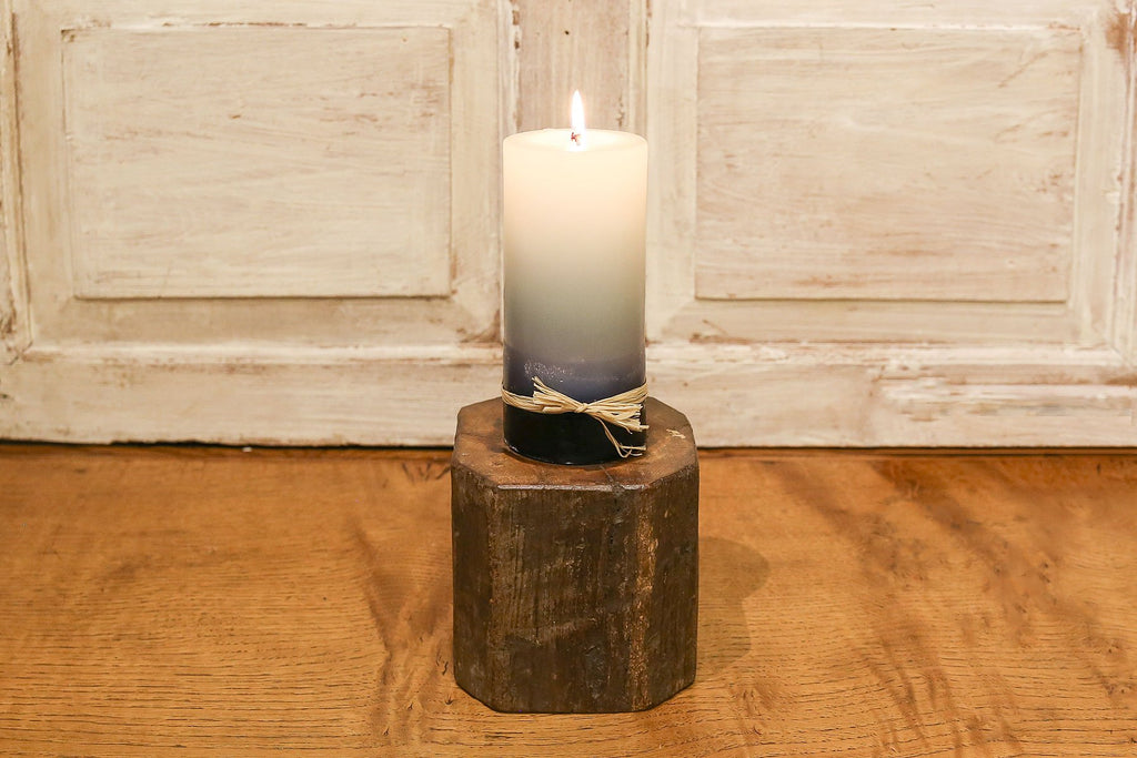Vintage Wood Candleholder