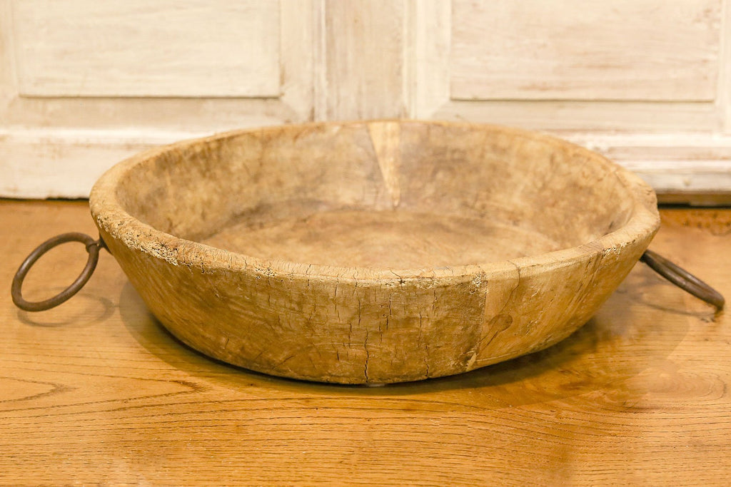 Vintage Indian Dough Bowl