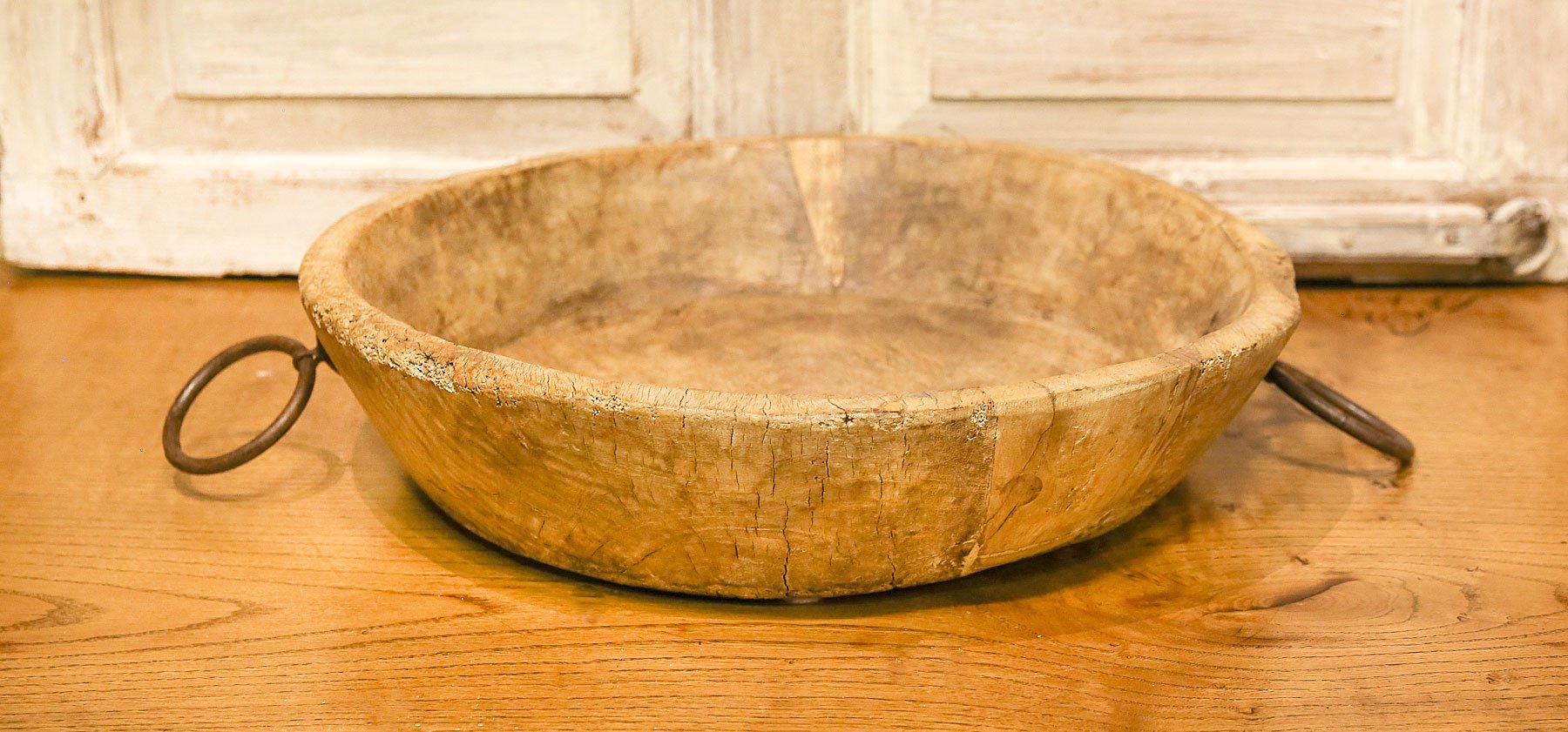 Vintage Indian Dough Bowl
