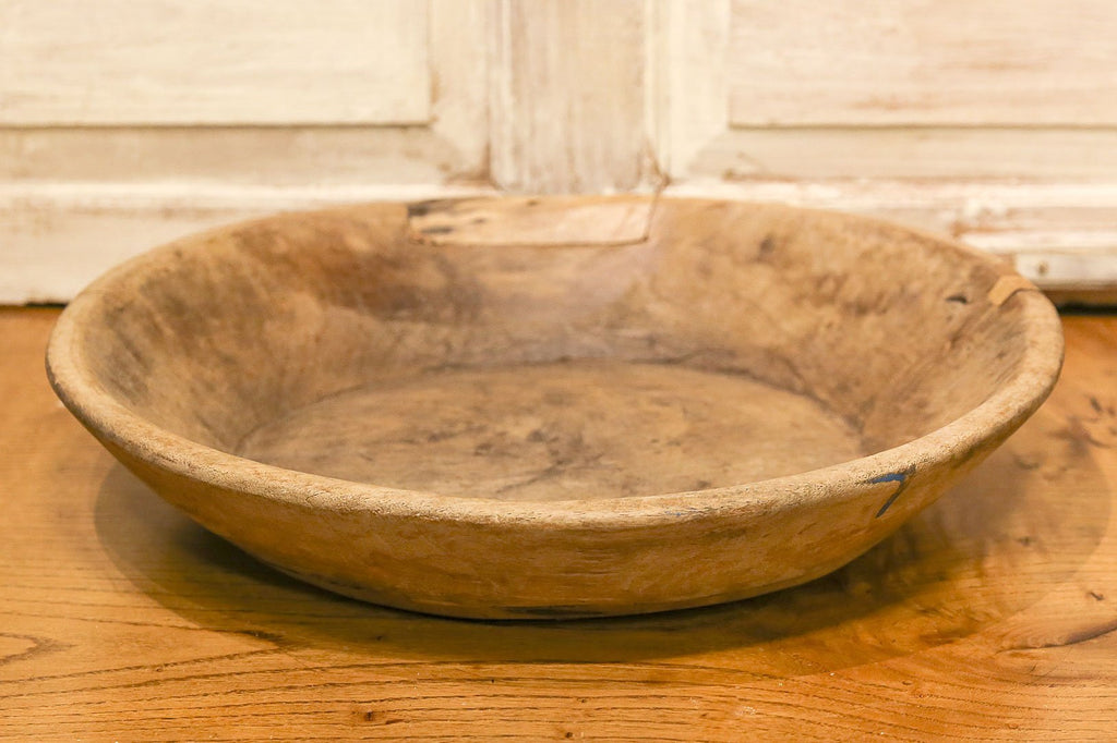 Vintage French Dough Bowl