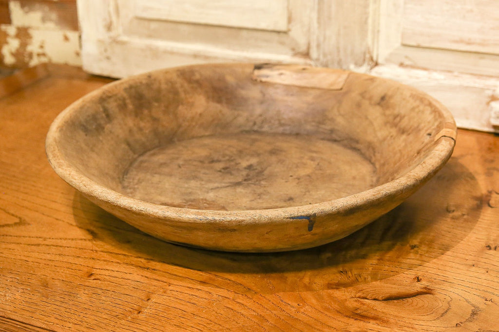 Vintage French Dough Bowl