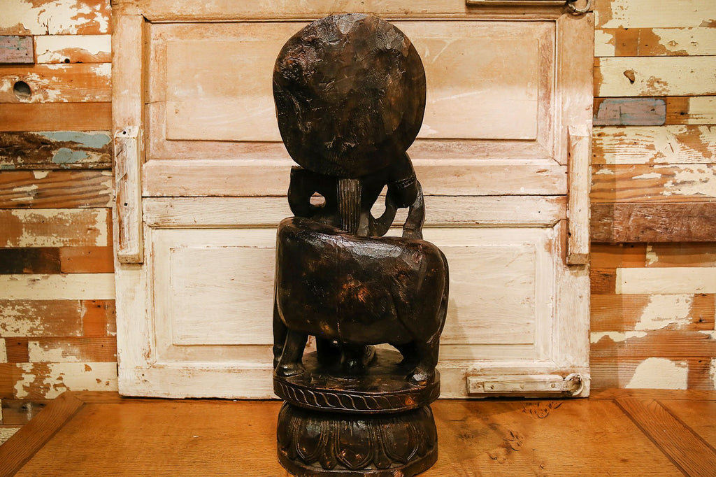 Ebony Krishna Statue