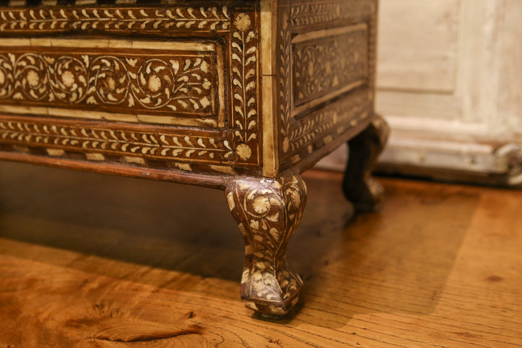 Anglo Indian Bone Inlay Gulut Altar Table