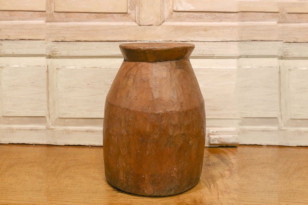 Wooden Ghee Pot