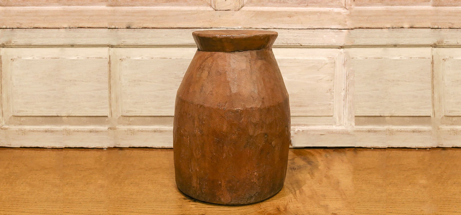 Wooden Ghee Pot