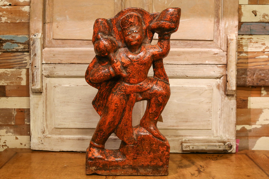 19th Century Stone Hanuman Statue