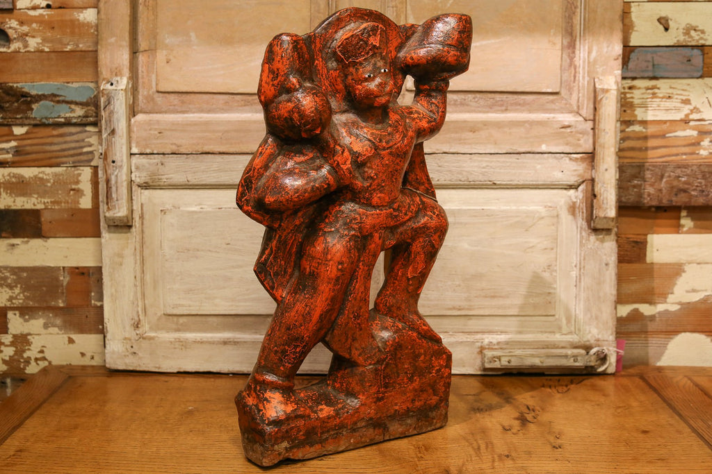 19th Century Stone Hanuman Statue