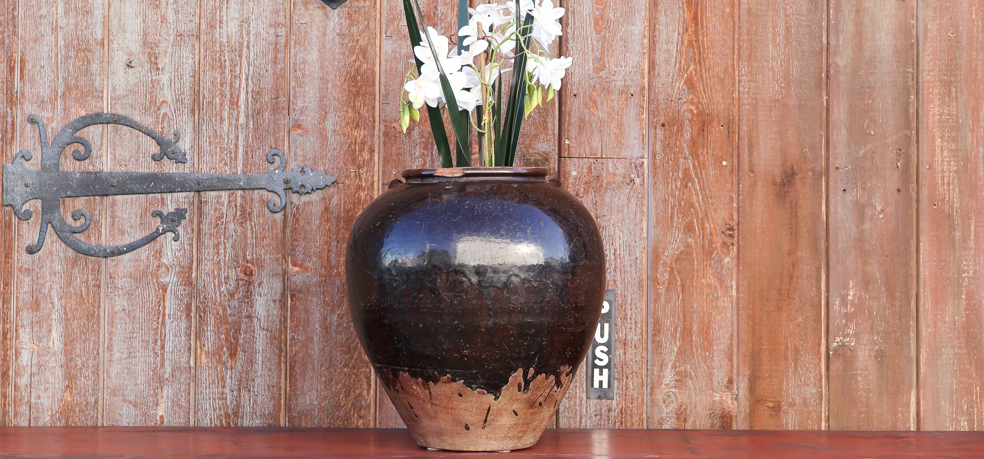 Aged Madras Martaban Jar