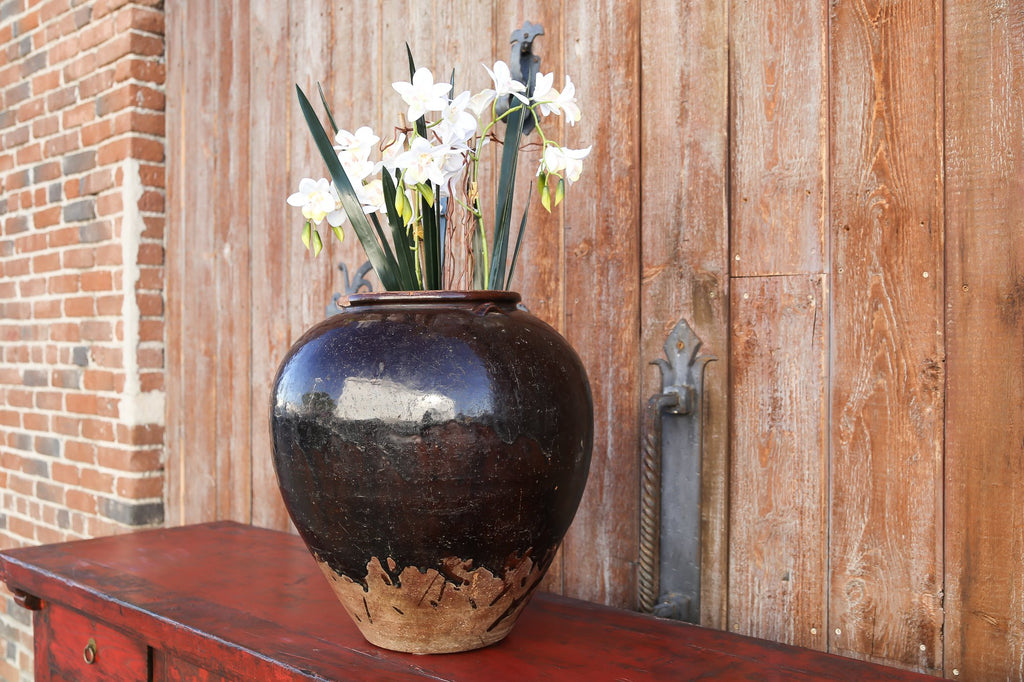 Aged Madras Martaban Jar