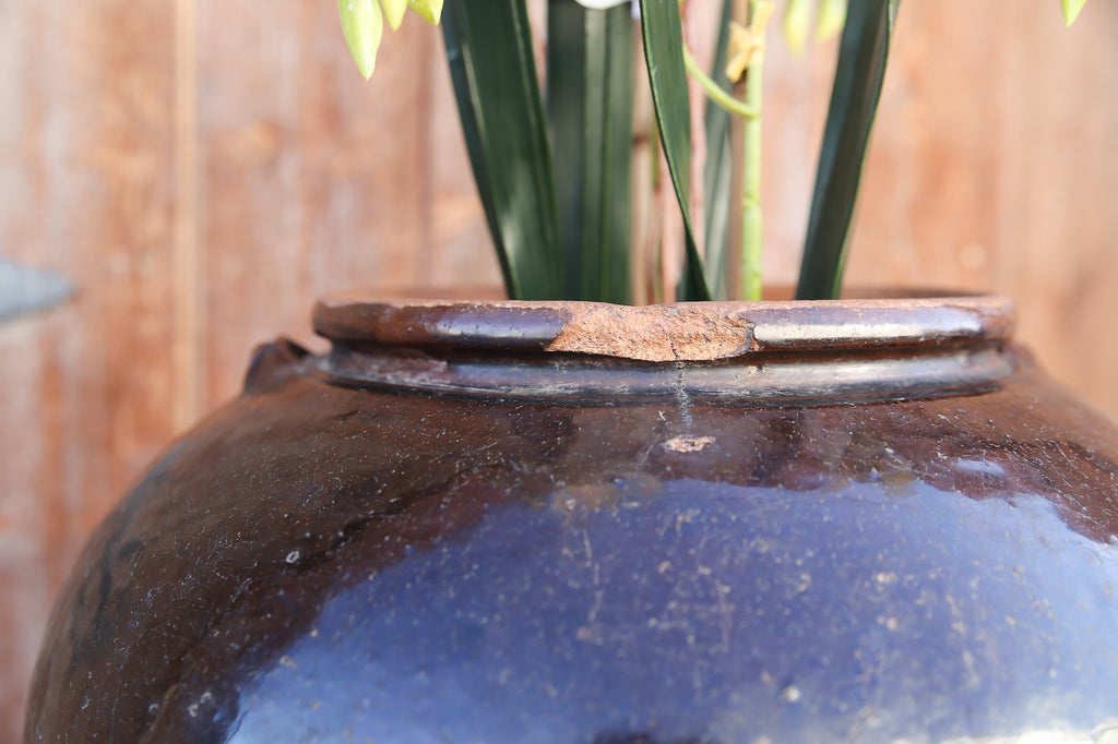 Aged Madras Martaban Jar