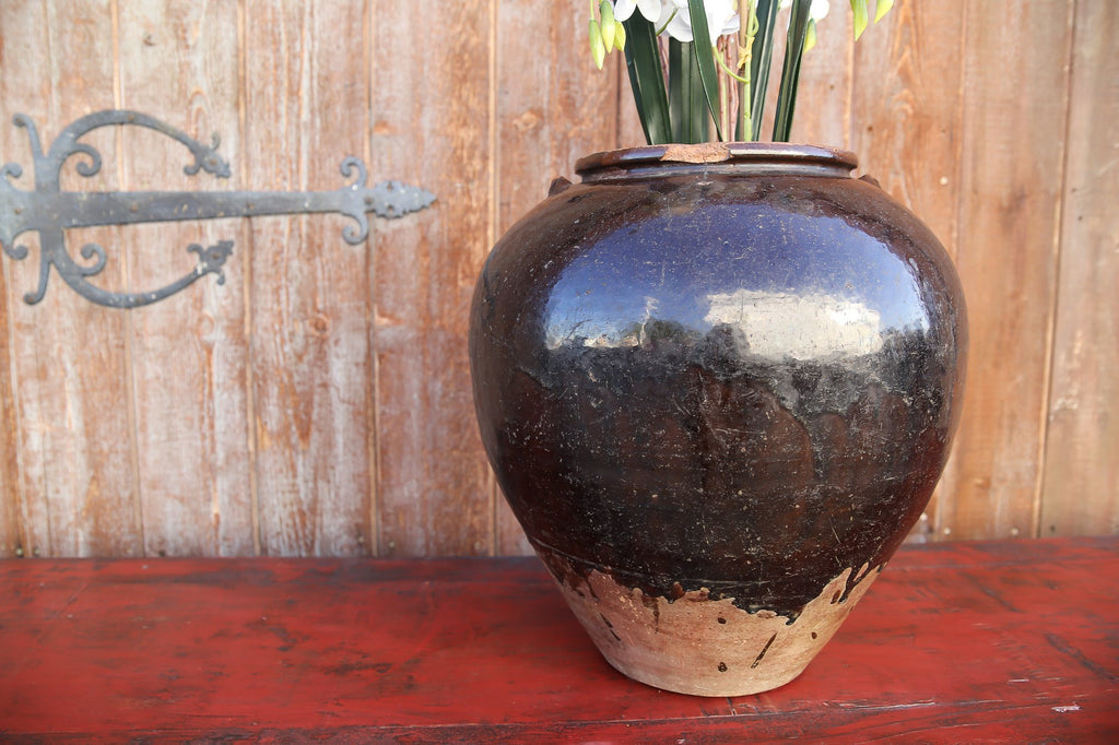 Aged Madras Martaban Jar