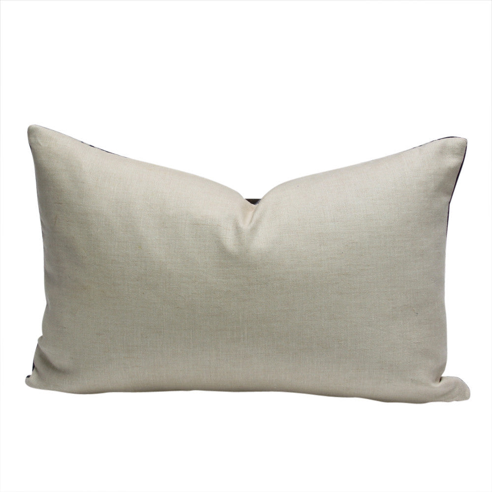 Jaipur Batik Indigo Lumbar Pillows, Pair
