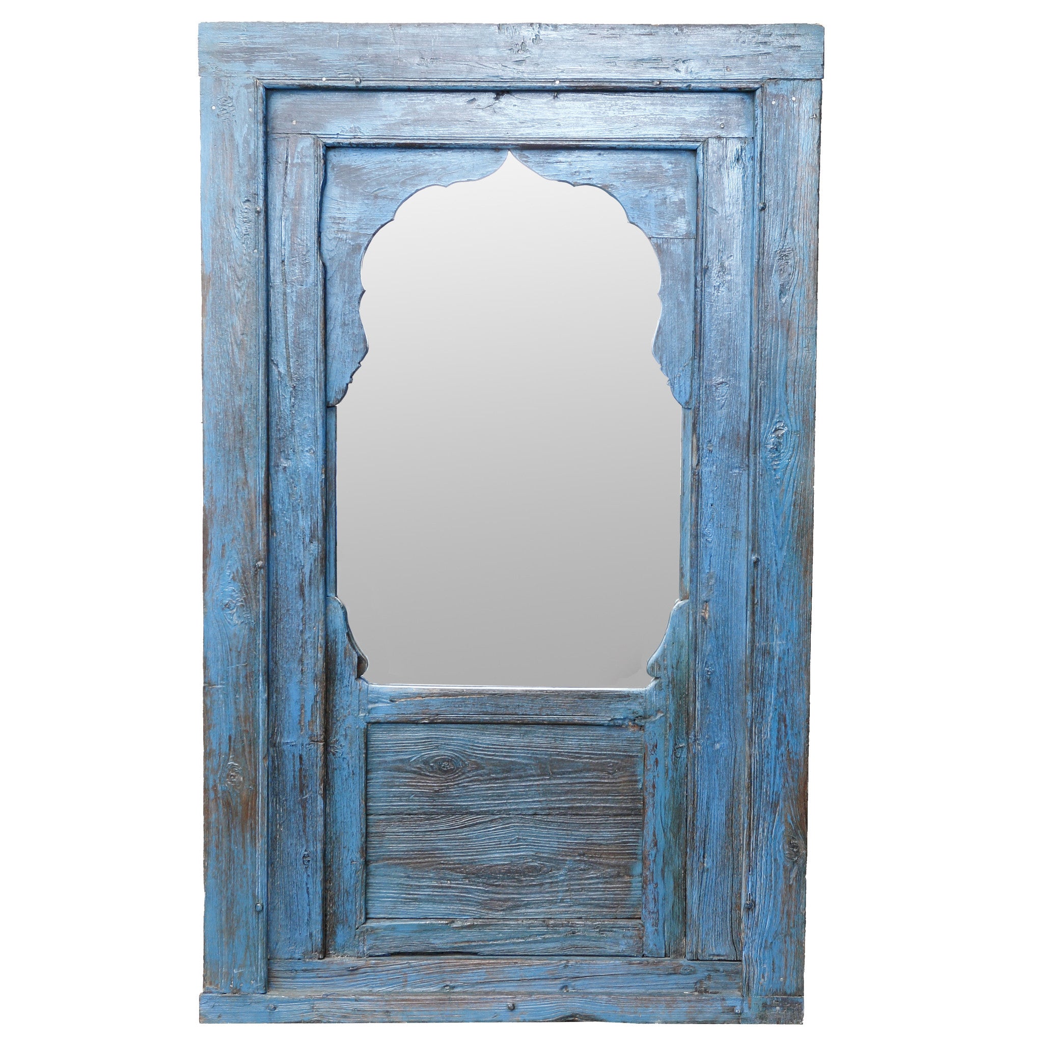 Jharoka Turquoise Blue Mirror
