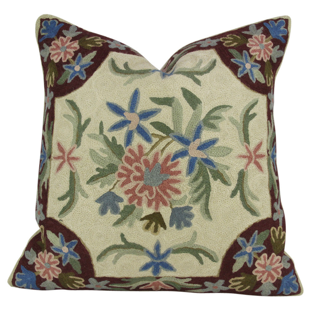 Kaner Gulmarg Aari Pillow