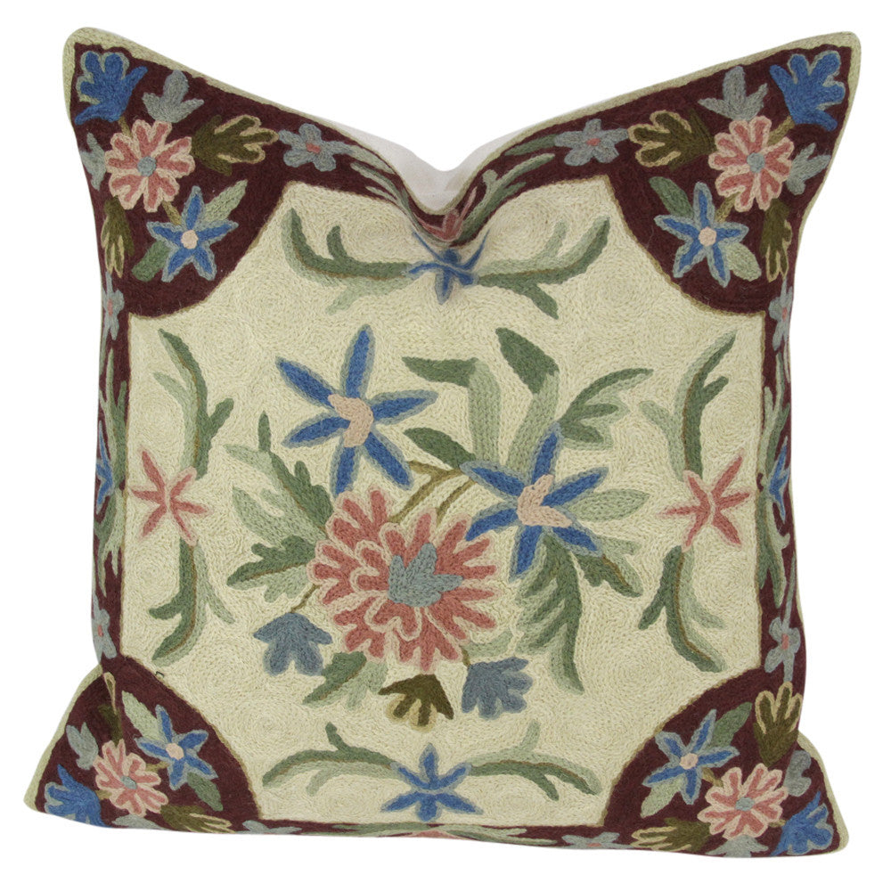 Kaner Gulmarg Aari Pillow