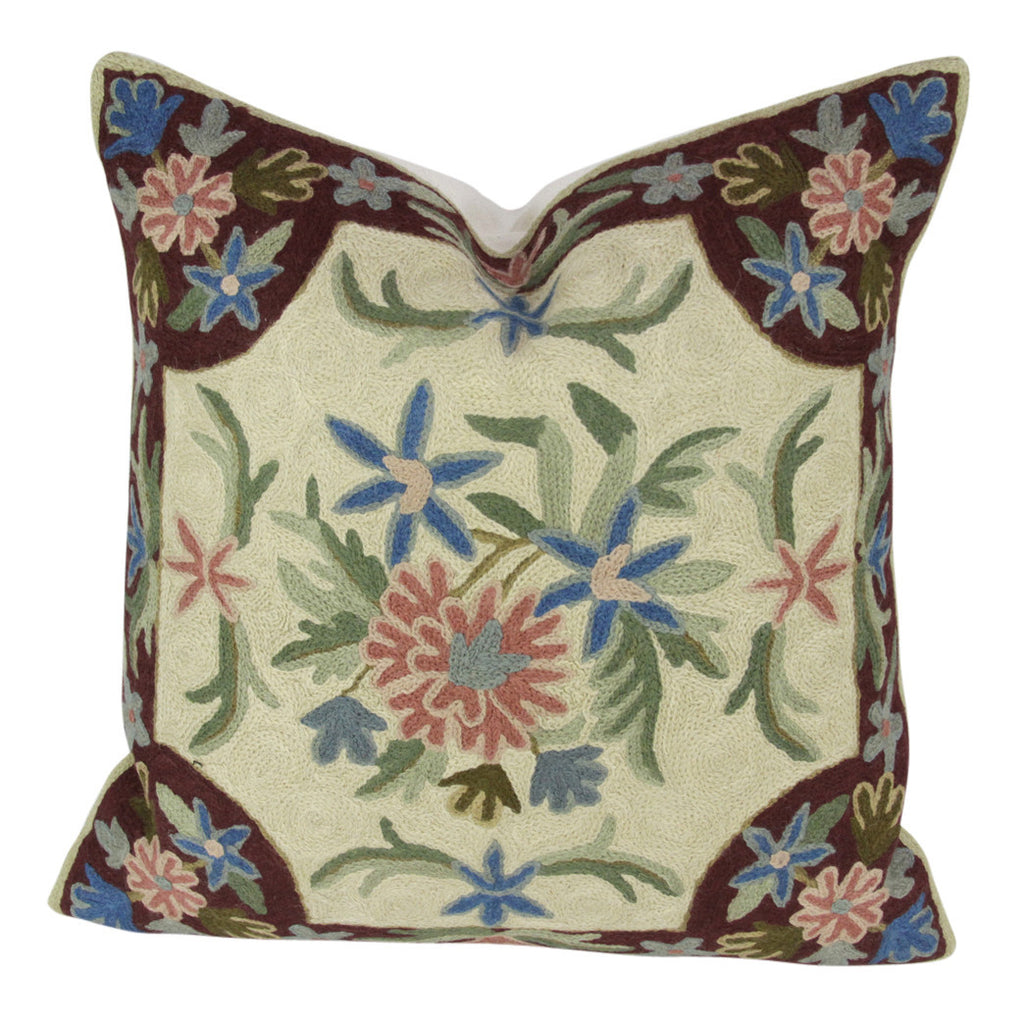 Kaner Gulmarg Aari Pillow