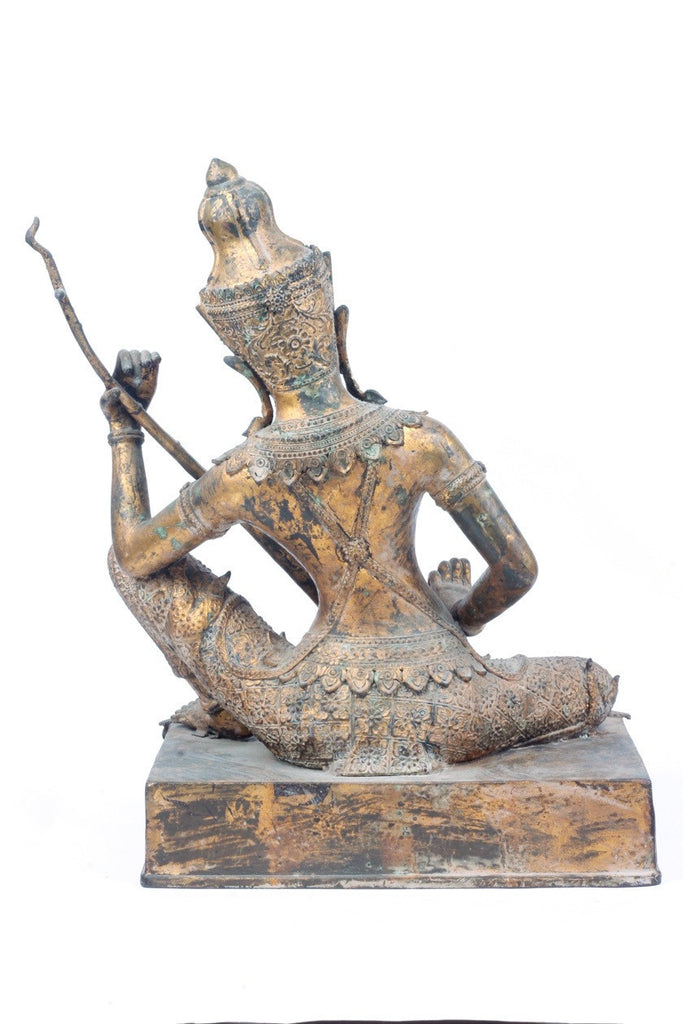 Thai Gilded Bronze Statue