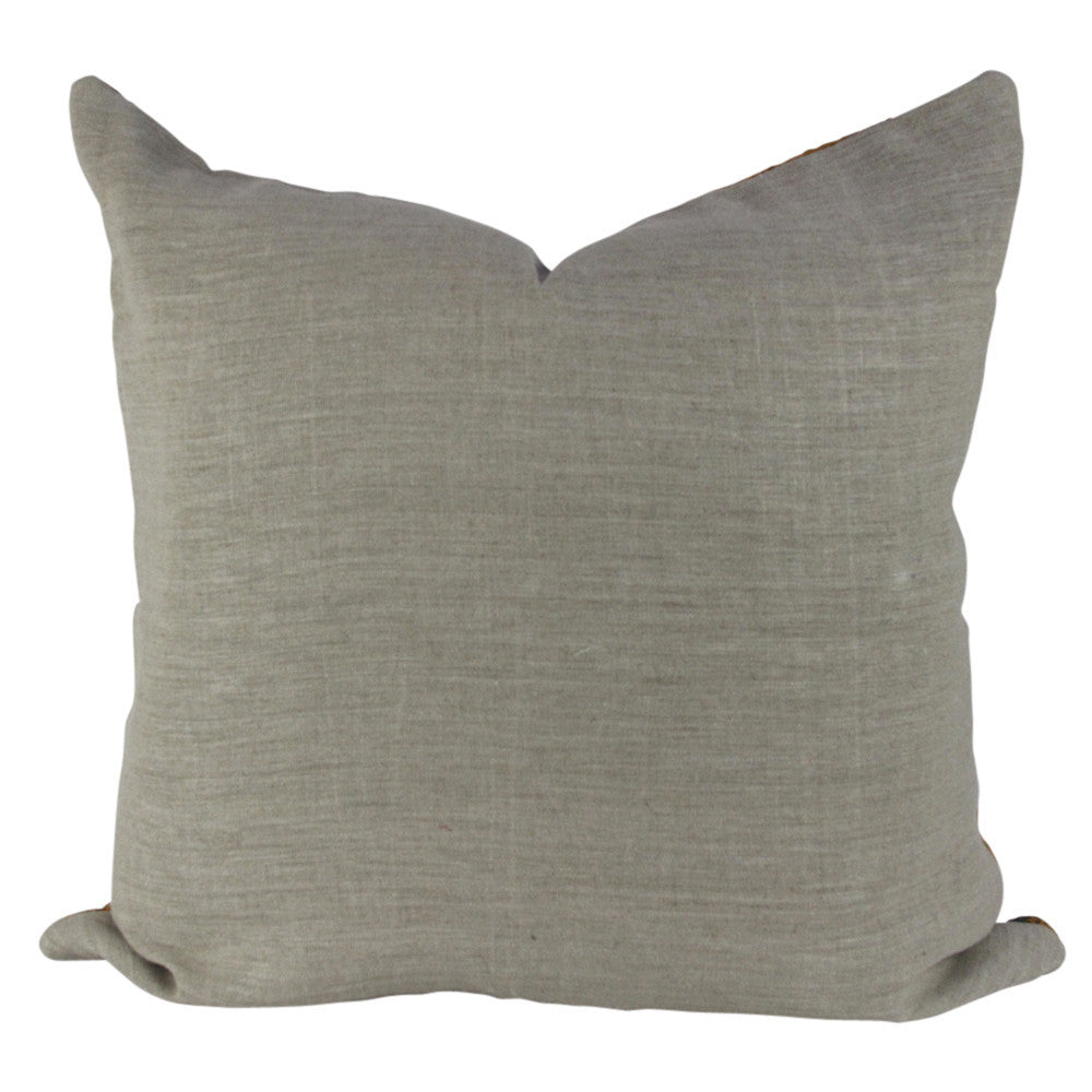 Large Antique Square Reshmi Sutra Pillow