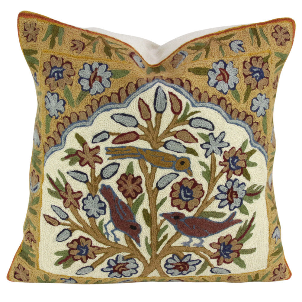 Leela Gulmarg Aari Pillow