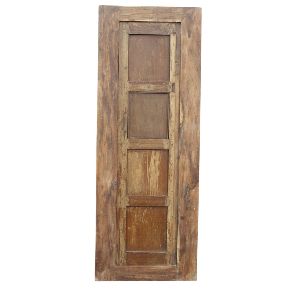 Lotus Teak Mirrored Door