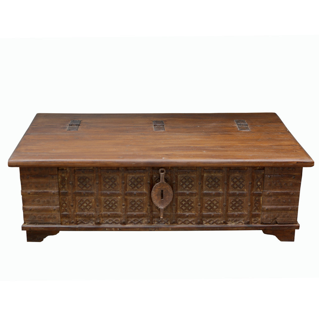 Metal Front Box Coffee Table