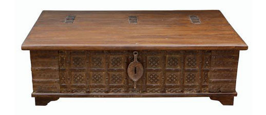 Metal Front Box Coffee Table