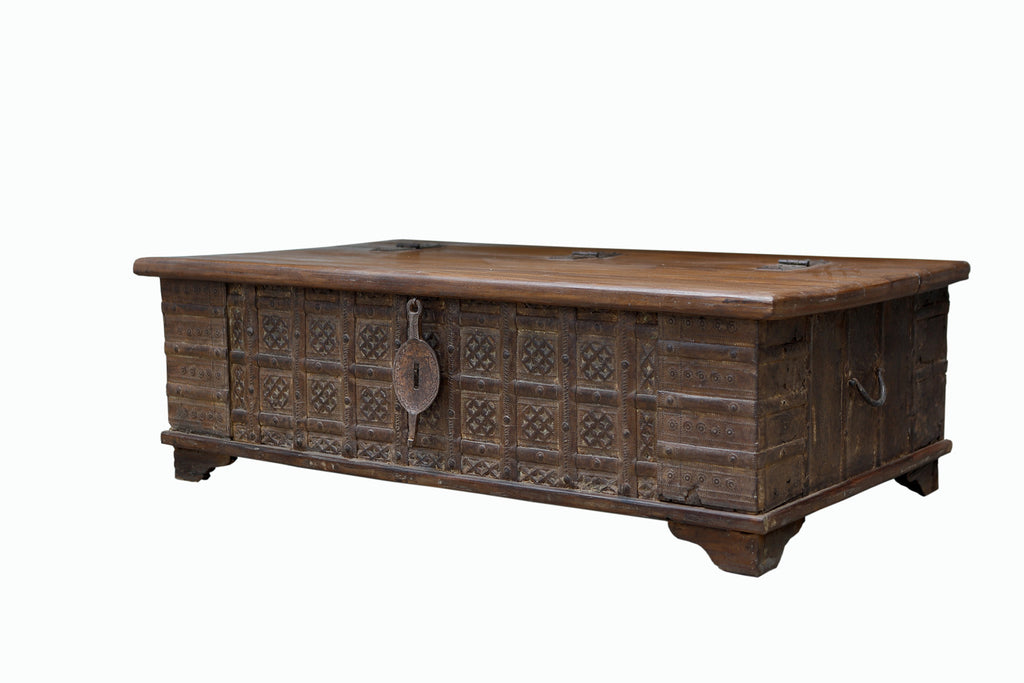 Metal Front Box Coffee Table