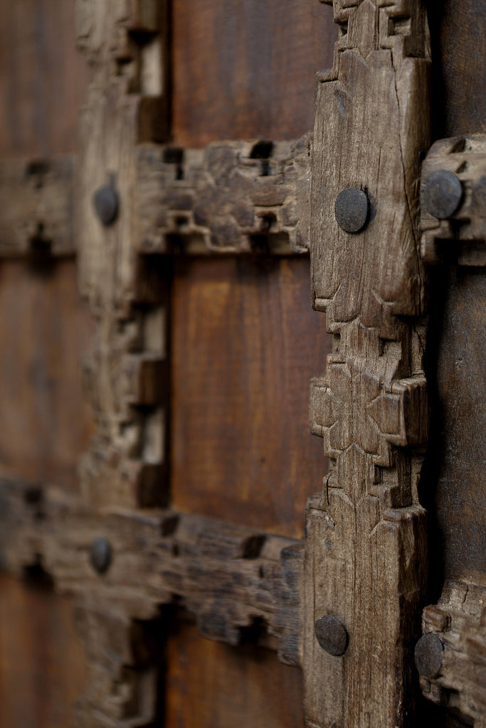 19th Century Moorish Haveli Door