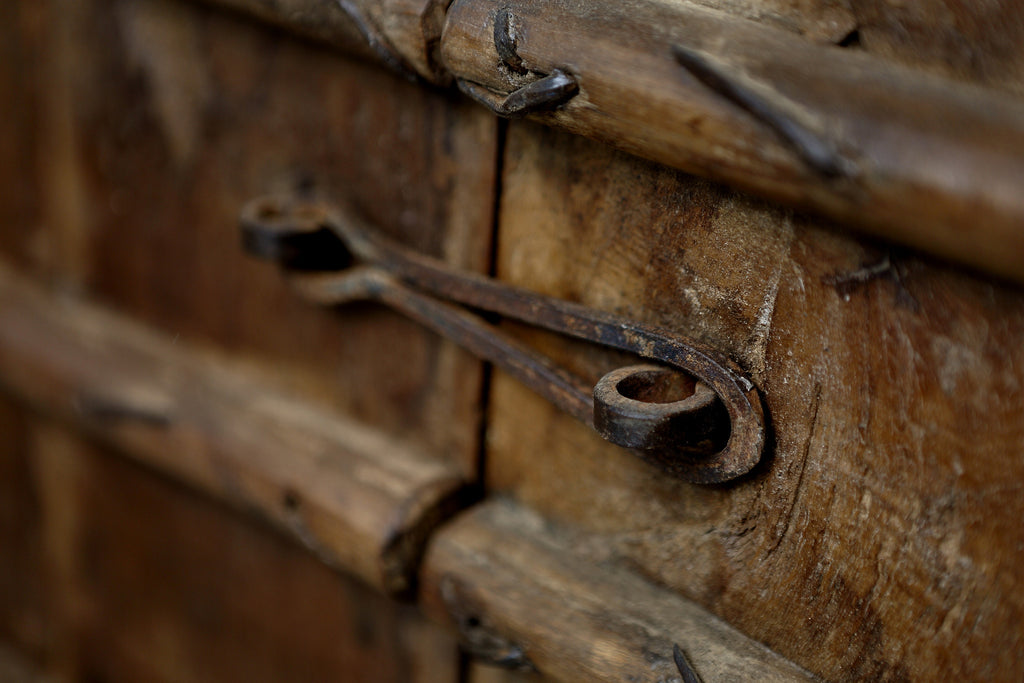 Stately Iron Strap Mandawa Door