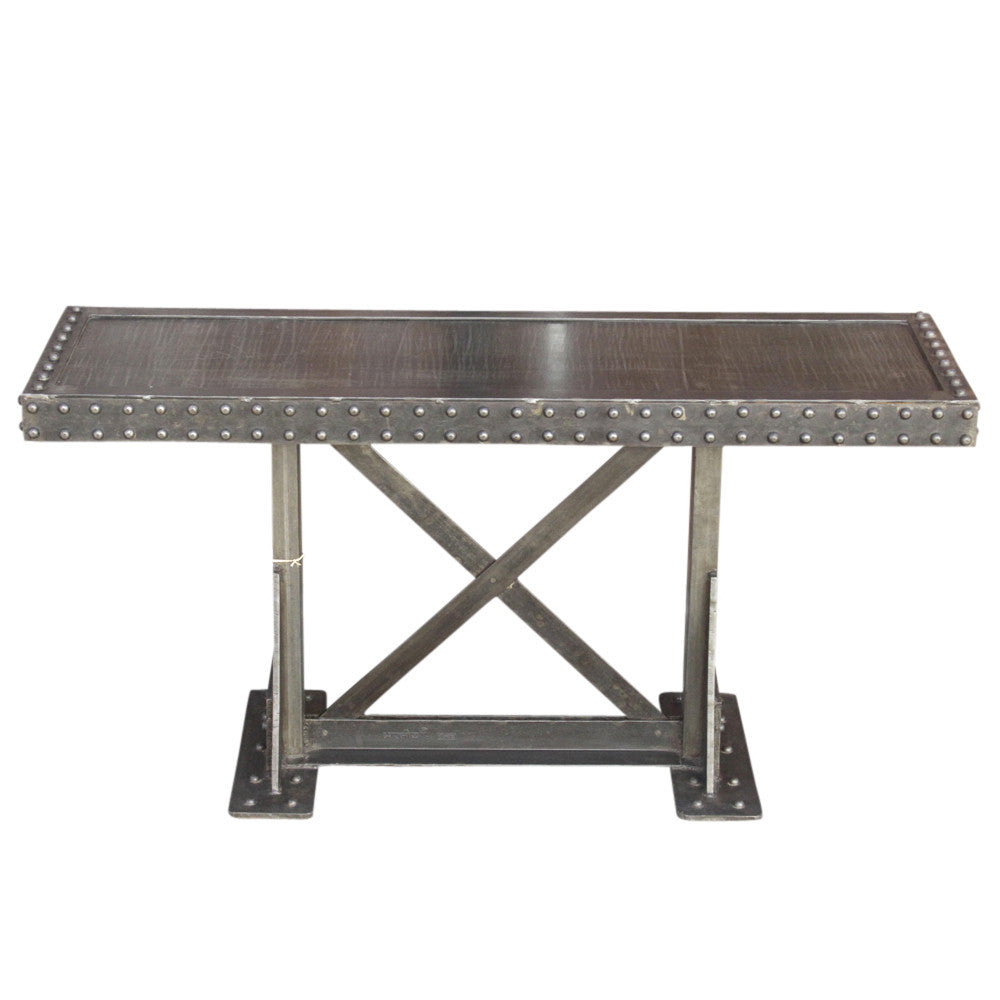 Industrial Iron Console