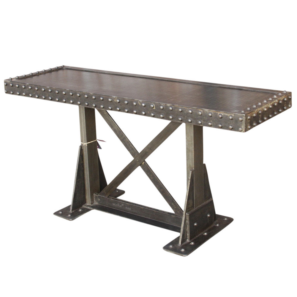Industrial Iron Console