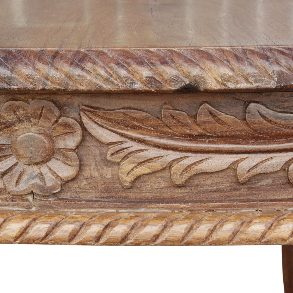 Anglo Indian Round Carved Table