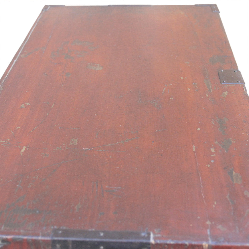 Antique Urushi Lacquer Japanese Tansu Dresser