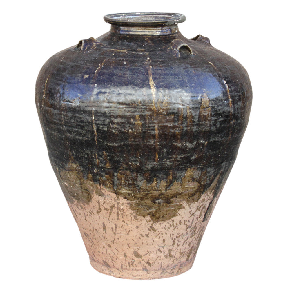 19th Century Martaban Glazed Pot