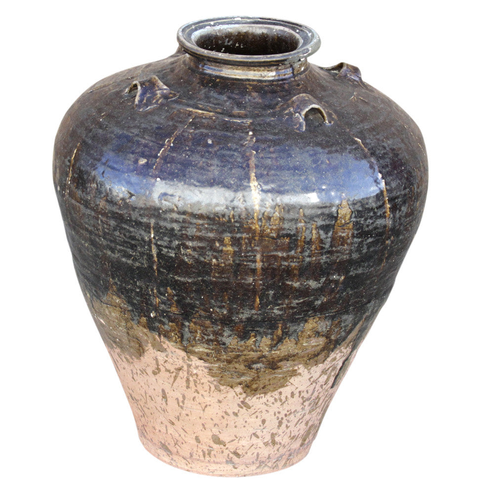 19th Century Martaban Glazed Pot