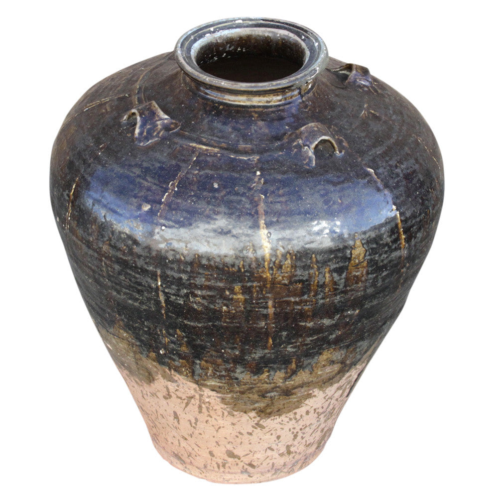 19th Century Martaban Glazed Pot