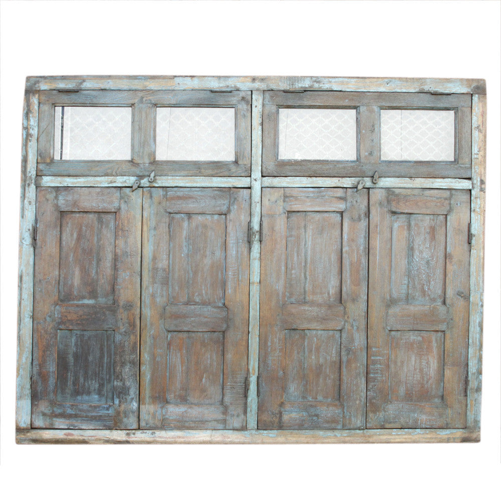 Antique Indian Jali Window Facade
