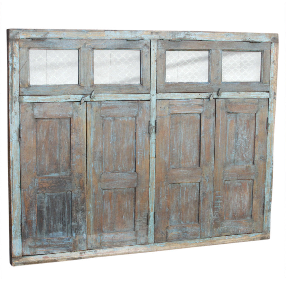 Antique Indian Jali Window Facade